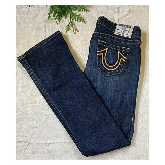 True Religion Jeans World Tour boot cut denim jeans Size 27 - Picture 8 of 8